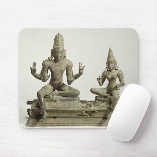 Somaskanda, Chola, Tamil Nadu (Bronze) Mousepad (Mit Mouse)