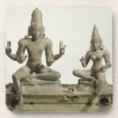 Somaskanda, Chola, Tamil Nadu (Bronze) Untersetzer (Vorderseite)