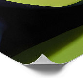 Somber Abend über Mushroom Town Fantasy Poster (Ecke)