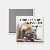 Somber Hyena Magnet (Vorderseite/Rückseite)