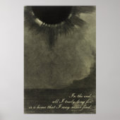Somber Odilon Redon Ink 1880s - The Walleye Poster (Vorne)