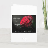 Sombrero-Abschluss Karte (Rückseite)