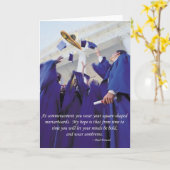 Sombrero-Abschluss Karte (Gelbe Blume)