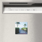 Sombrero Beach Eingang, Marathon, Florida Keys Magnet (In Situ (Geschirrspüler))