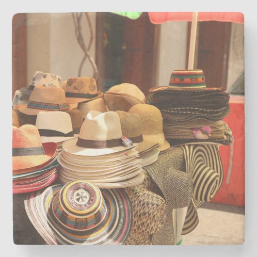 Sombrero Cart Stone Untersetzer (Vorderseite)