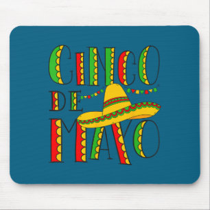 Sombrero Cinco de Mayo Party Mexiko mexikanisch Mousepad