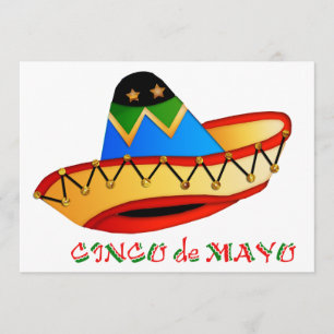 Sombrero Cinco Einladung