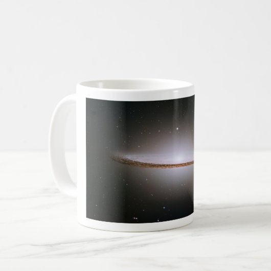 Sombrero-Galaxie Kaffeetasse (Vorderseite Links)