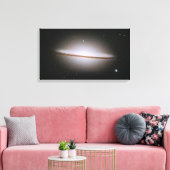 Sombrero-Galaxie Leinwanddruck (Insitu (Wohnzimmer))