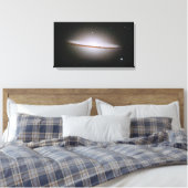 Sombrero-Galaxie Leinwanddruck (Insitu (Schlafzimmer))