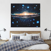 Sombrero-Galaxie Leinwanddruck (Insitu (Schlafzimmer))