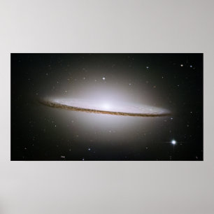 Sombrero-Galaxie, M 104, NGC 4594, IRAS 12373-1121 Poster