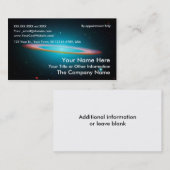 Sombrero-Galaxie - Visitenkarteschablone Visitenkarte (Vorne/Hinten)