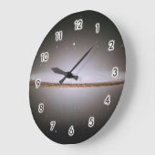 Sombrero galaxy große wanduhr (Winkel)