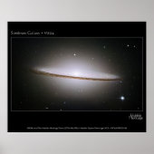 Sombrero Galaxy, größte Hubble-Mosaike aller Zeite Poster (Vorne)
