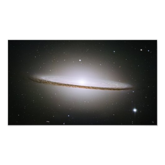 Sombrero Galaxy (Hubble Telescope) Fotodruck (Vorne)