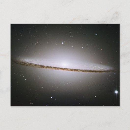 Sombrero Galaxy (Hubble Telescope) Postkarte (Vorderseite)