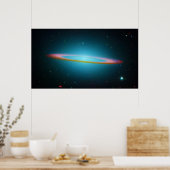 Sombrero Galaxy in Infrarot Light Poster (Küche)