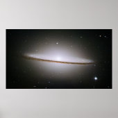 Sombrero Galaxy, M 104, NGC 4594, IRAS 12373-1121 Poster (Vorne)