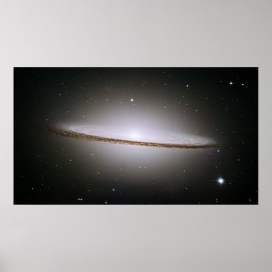 Sombrero Galaxy, M 104, NGC 4594, IRAS 12373-1121 Poster (Vorne)