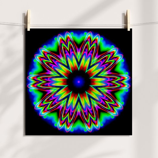 Sombrero Galaxy Mandala Poster