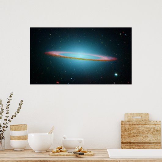 Sombrero Galaxy Poster (Küche)