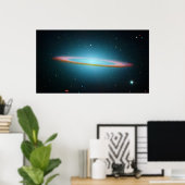 Sombrero Galaxy Poster (Heimbüro)