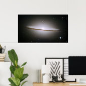 Sombrero Galaxy Poster (Heimbüro)