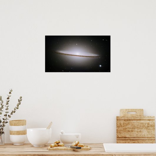 Sombrero Galaxy Poster (Küche)