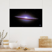 Sombrero Galaxy Print Poster (Küche)