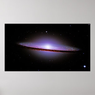 Sombrero Galaxy Print Poster