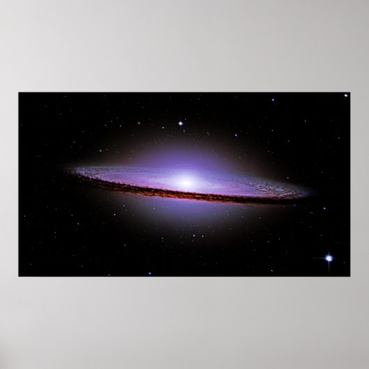 Sombrero Galaxy Print Poster (Vorne)