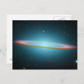 Sombrero Galaxy Space Fotografie Postkarte (Vorne/Hinten)