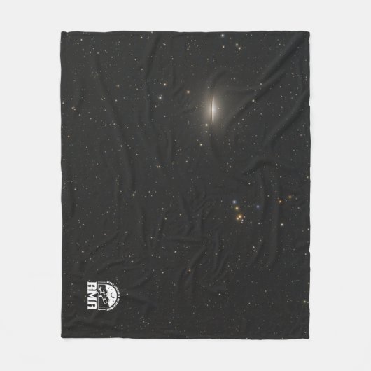 Sombrero Galaxy Star Party Blanket Fleecedecke (Vorderseite)