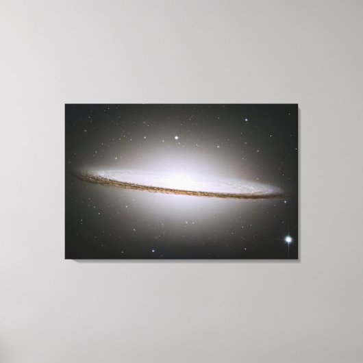 Sombrero Galaxy Wrapped Canvas Leinwanddruck (Vorderseite)