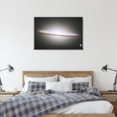 Sombrero Galaxy Wrapped Canvas Leinwanddruck (Insitu (Schlafzimmer))