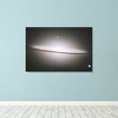 Sombrero Galaxy Wrapped Canvas Leinwanddruck (Insitu (Holzboden))