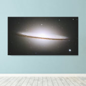 Sombrero Galaxy Wrapped Canvas Leinwanddruck (Insitu (Holzboden))