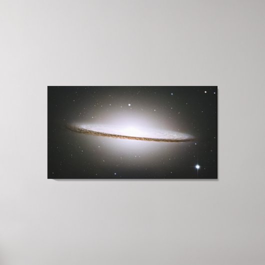 Sombrero Galaxy Wrapped Canvas Leinwanddruck (Vorderseite)