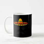 Sombrero Gesicht Cinco De Mayo Schnurrbart Fiesta  Kaffeetasse (Links)