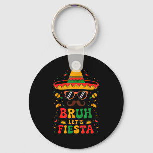 Sombrero Gesicht cinco mayo bruh lass fiesta mexik Schlüsselanhänger
