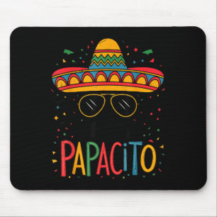 Sombrero Gesicht Papacito Cinco Mayo Party Lustig Mousepad