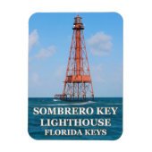 Sombrero Key Lighthouse, Florida Keys Magnet (Vertikal)
