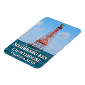 Sombrero Key Lighthouse, Florida Keys Magnet (Linke Seite)