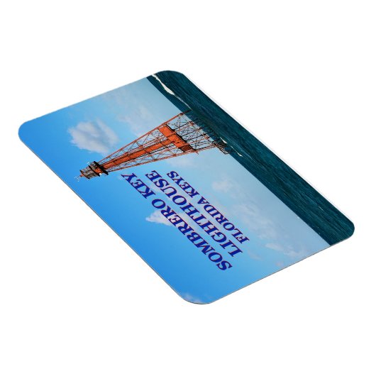 Sombrero Key Lighthouse, Florida Keys Magnet (Rechte Seite)