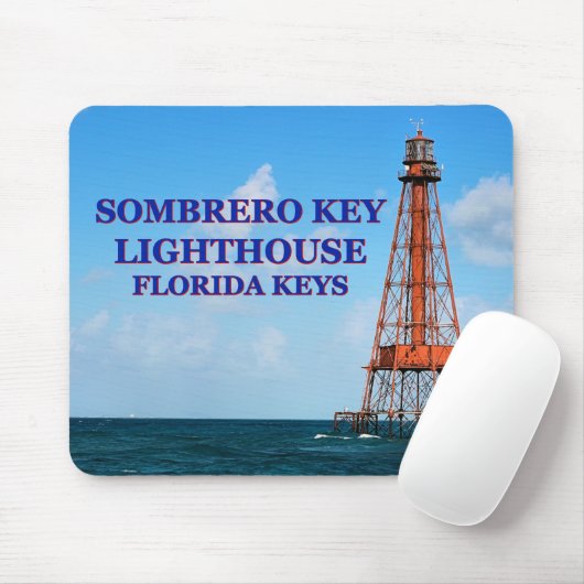 Sombrero Key Lighthouse, Florida Keys Mousepad (Mit Mouse)