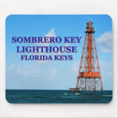 Sombrero Key Lighthouse, Florida Keys Mousepad (Vorne)