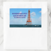 Sombrero Key Lighthouse, Florida Keys Stickers (Tasche)