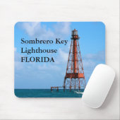 Sombrero Key Lighthouse, Florida Mousepad (Mit Mouse)
