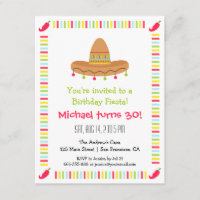 Sombrero mexikanische Fiesta Erwachsene Geburtstag
